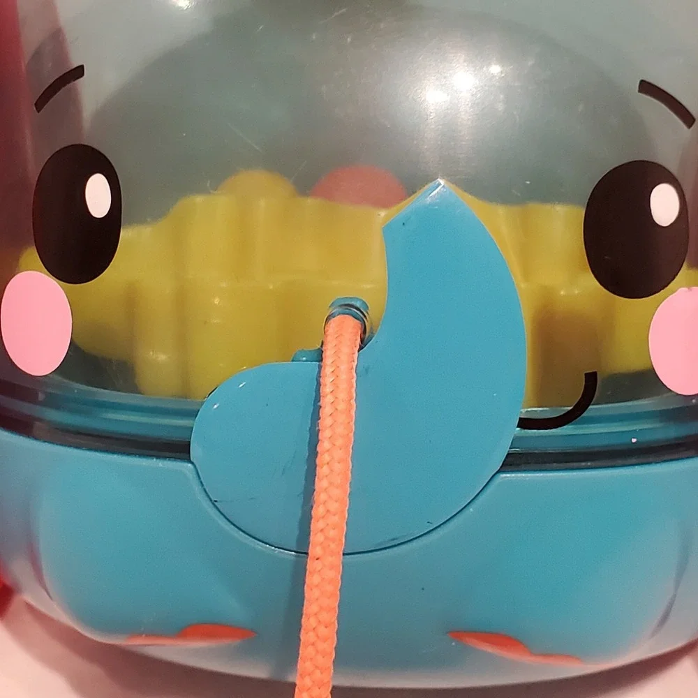 Fisher Price Pull Along Elephant Toy Birdie Popping Beads GTK14 2021 Blue Orange